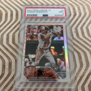 2023 Topps Chrome Gunner Henderson Limited Edition Rookie – Mint 9 Trading Card